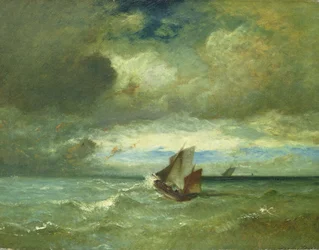 Stürmische See, ca. 1870